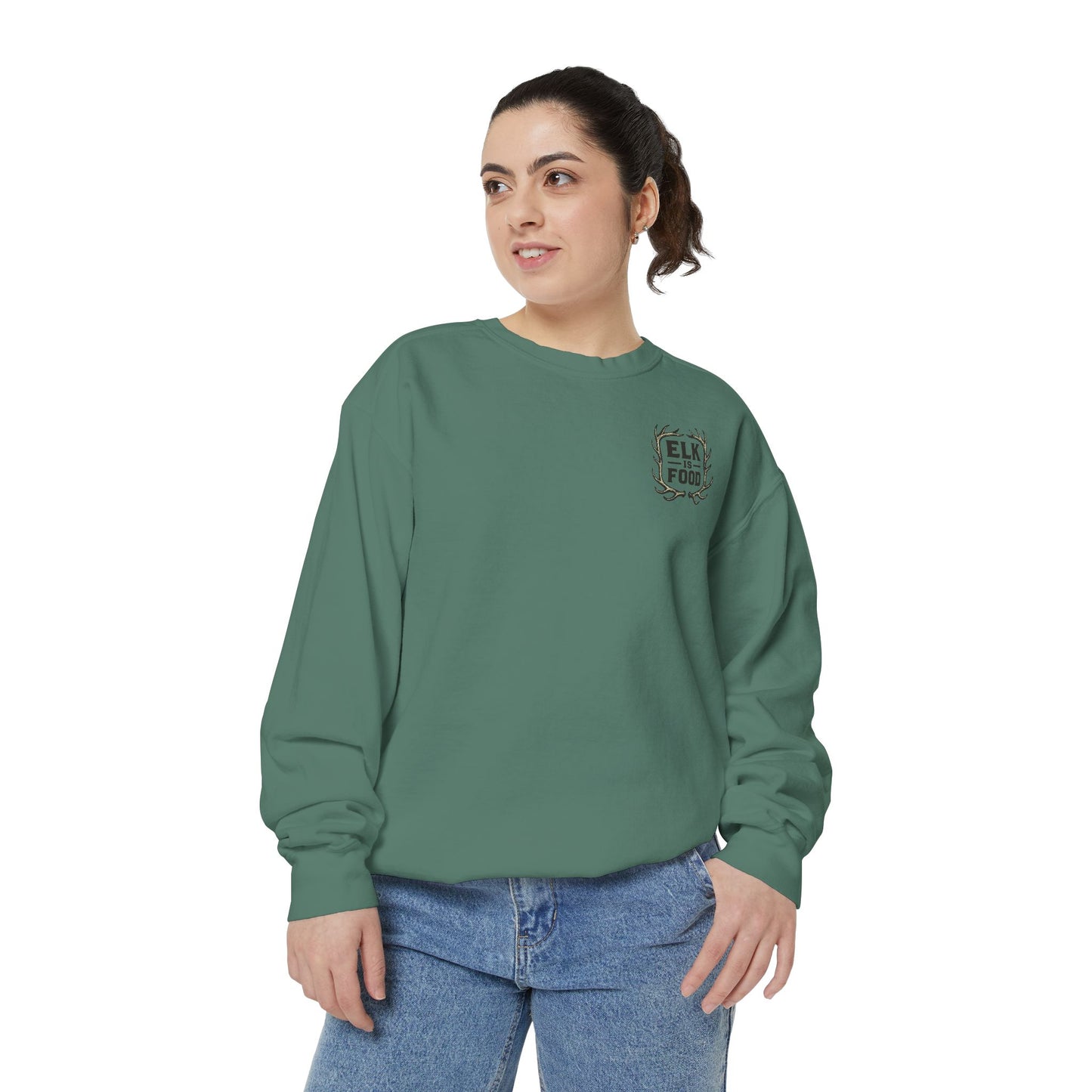 Cozy Elk Food Sweatshirt, Unisex