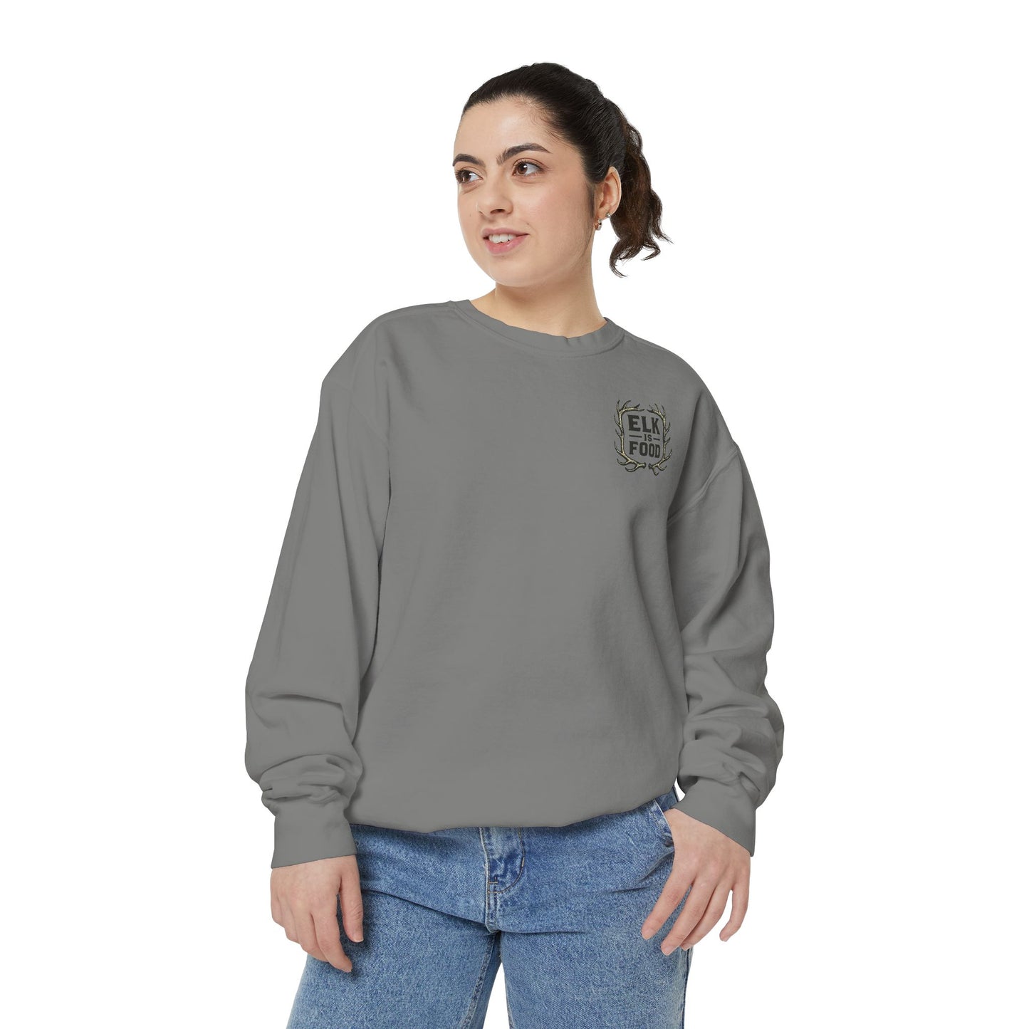 Cozy Elk Food Sweatshirt, Unisex