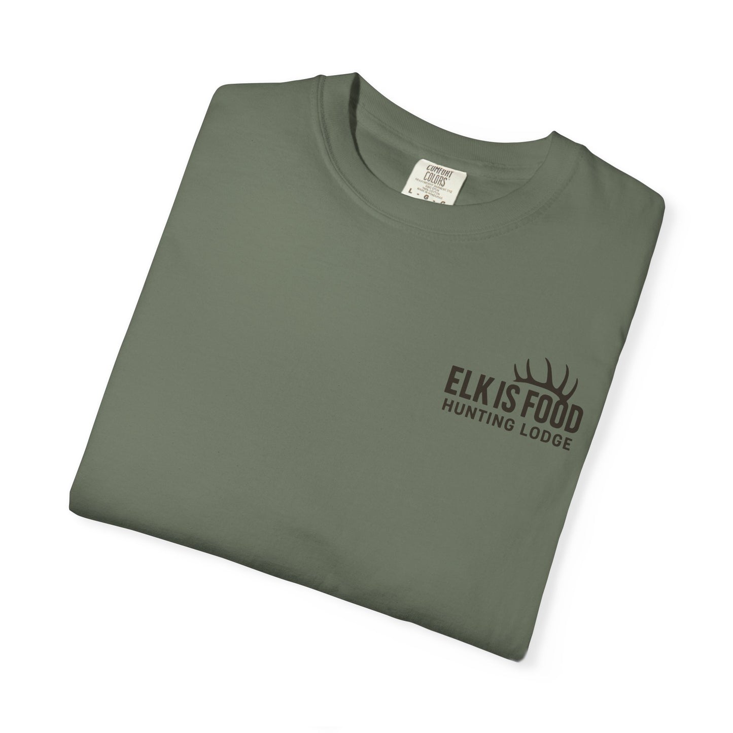Elk Hunting Lodge T-Shirt, Unisex Graphic Tee, Outdoors Apparel