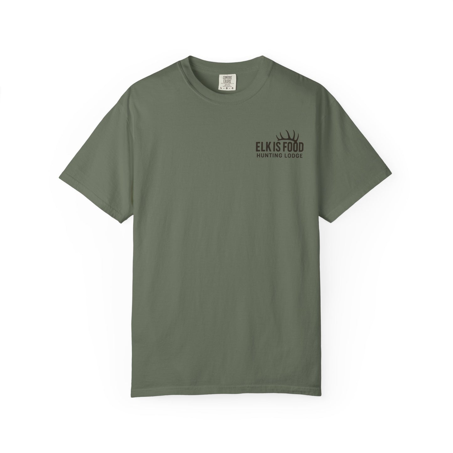 Elk Hunting Lodge T-Shirt, Unisex Graphic Tee, Outdoors Apparel