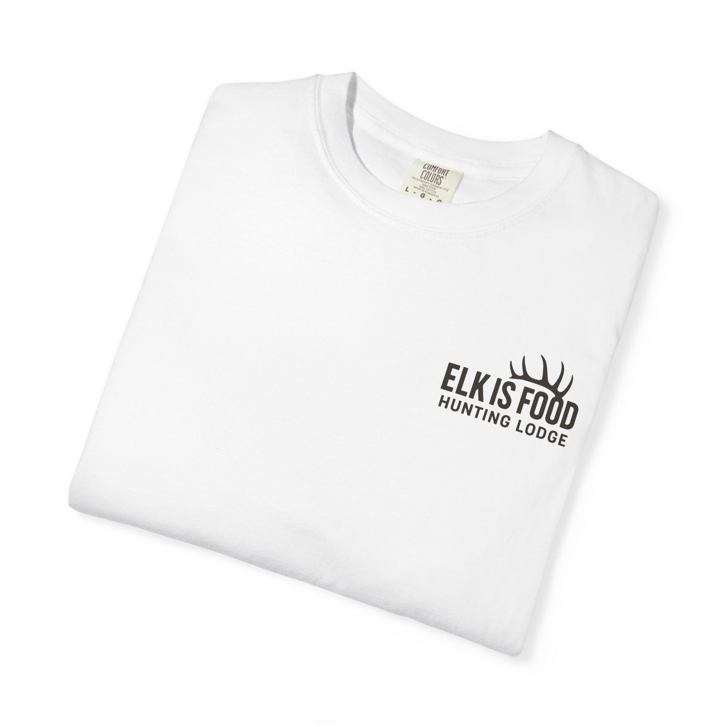 Elk Hunting Lodge T-Shirt, Unisex Graphic Tee, Outdoors Apparel