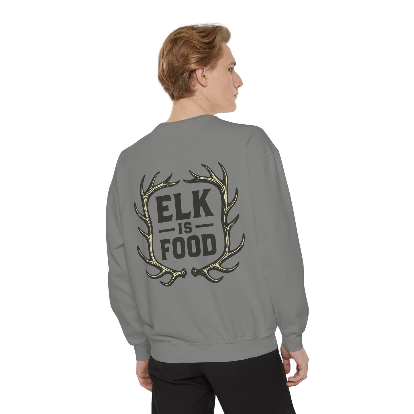 Cozy Elk Food Sweatshirt, Unisex