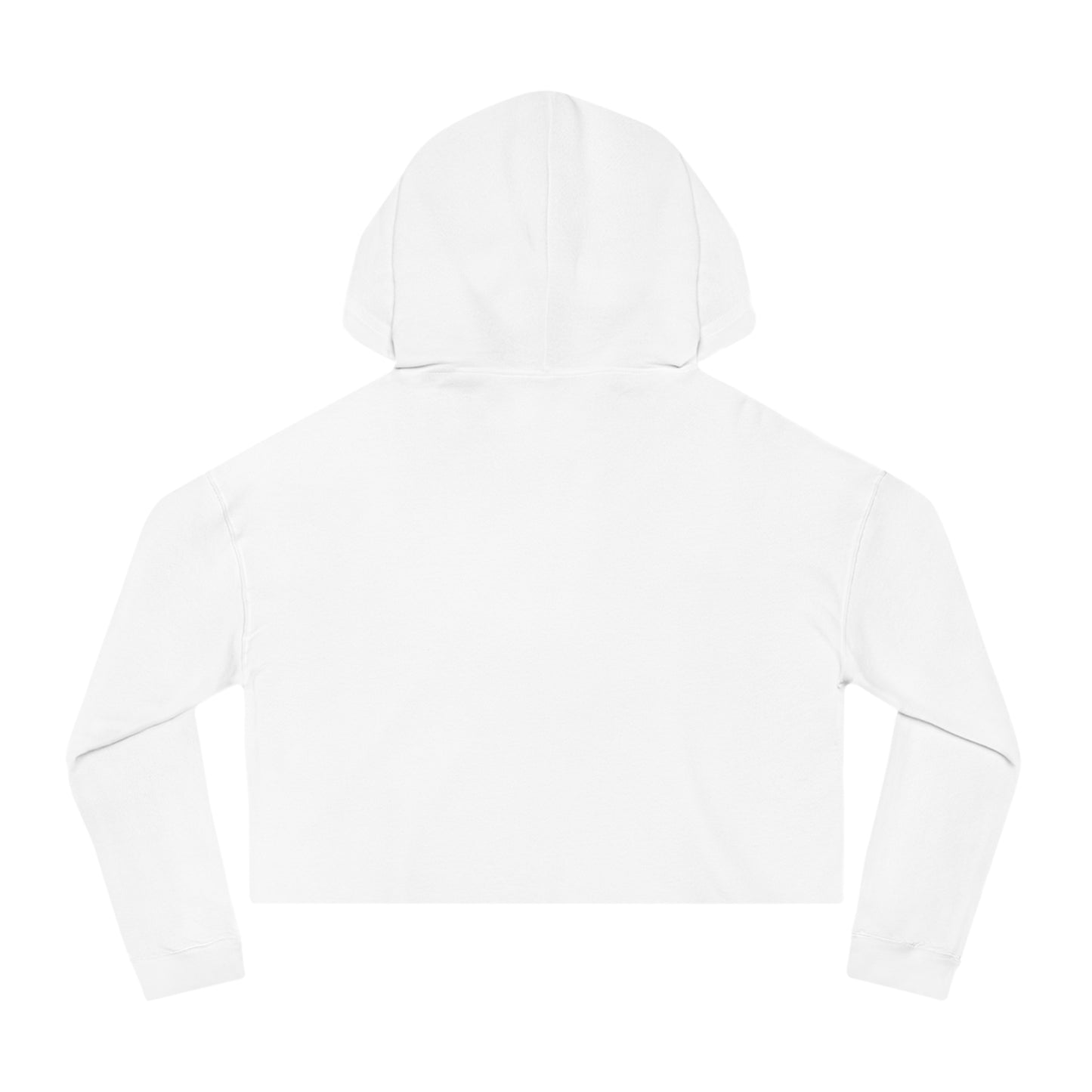 Cropped Hoodie with Fish Is Food Design, Cute Hooded Sweatshirt