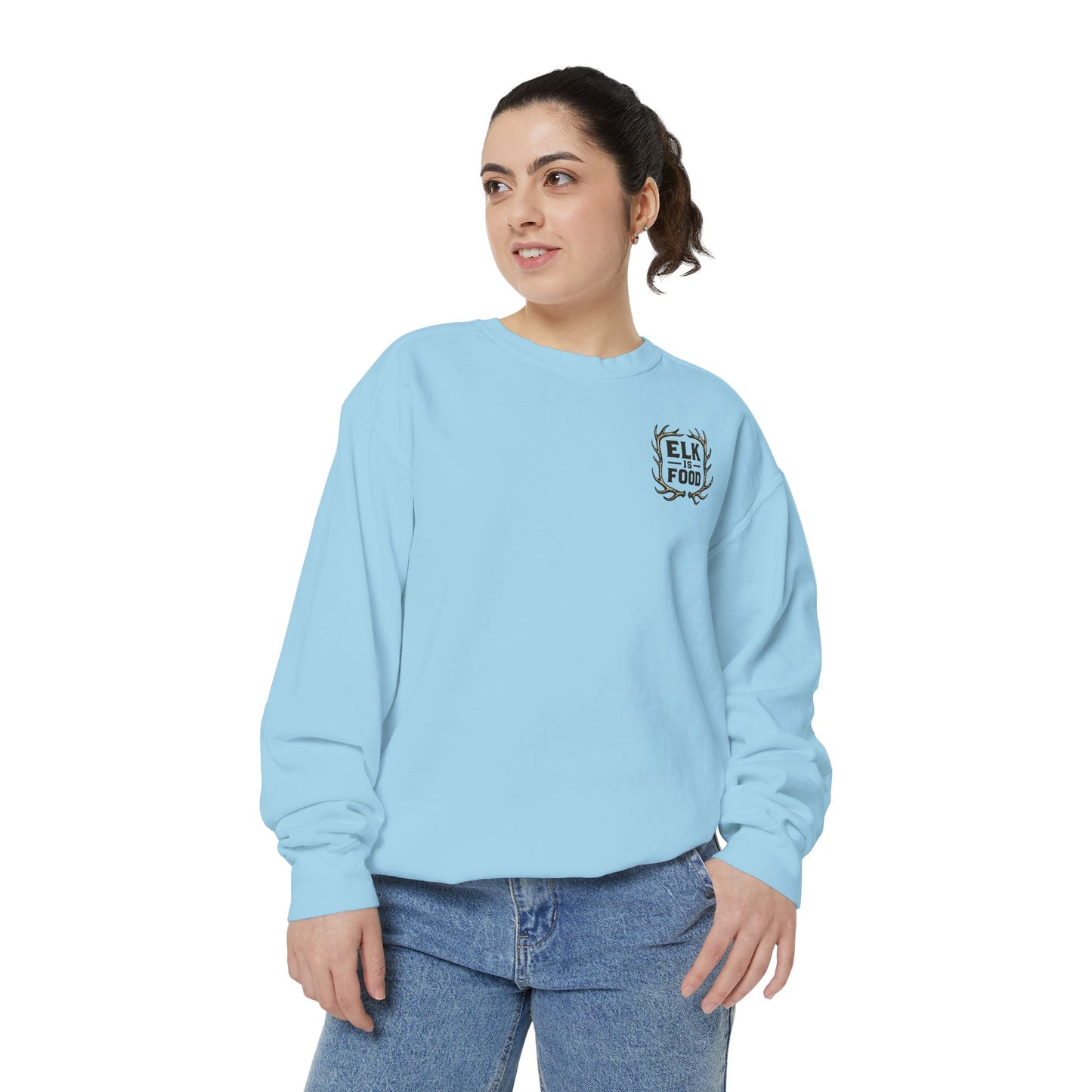 Cozy Elk Food Sweatshirt, Unisex