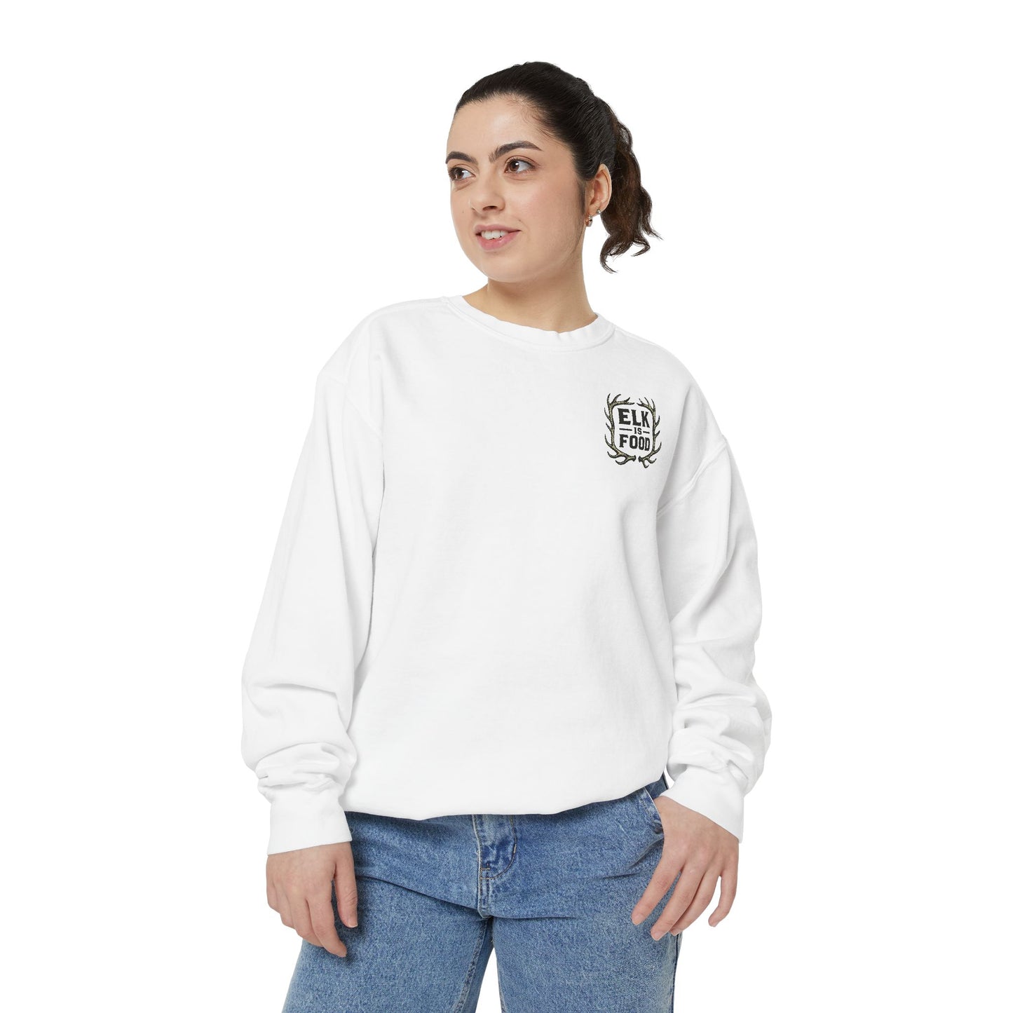 Cozy Elk Food Sweatshirt, Unisex