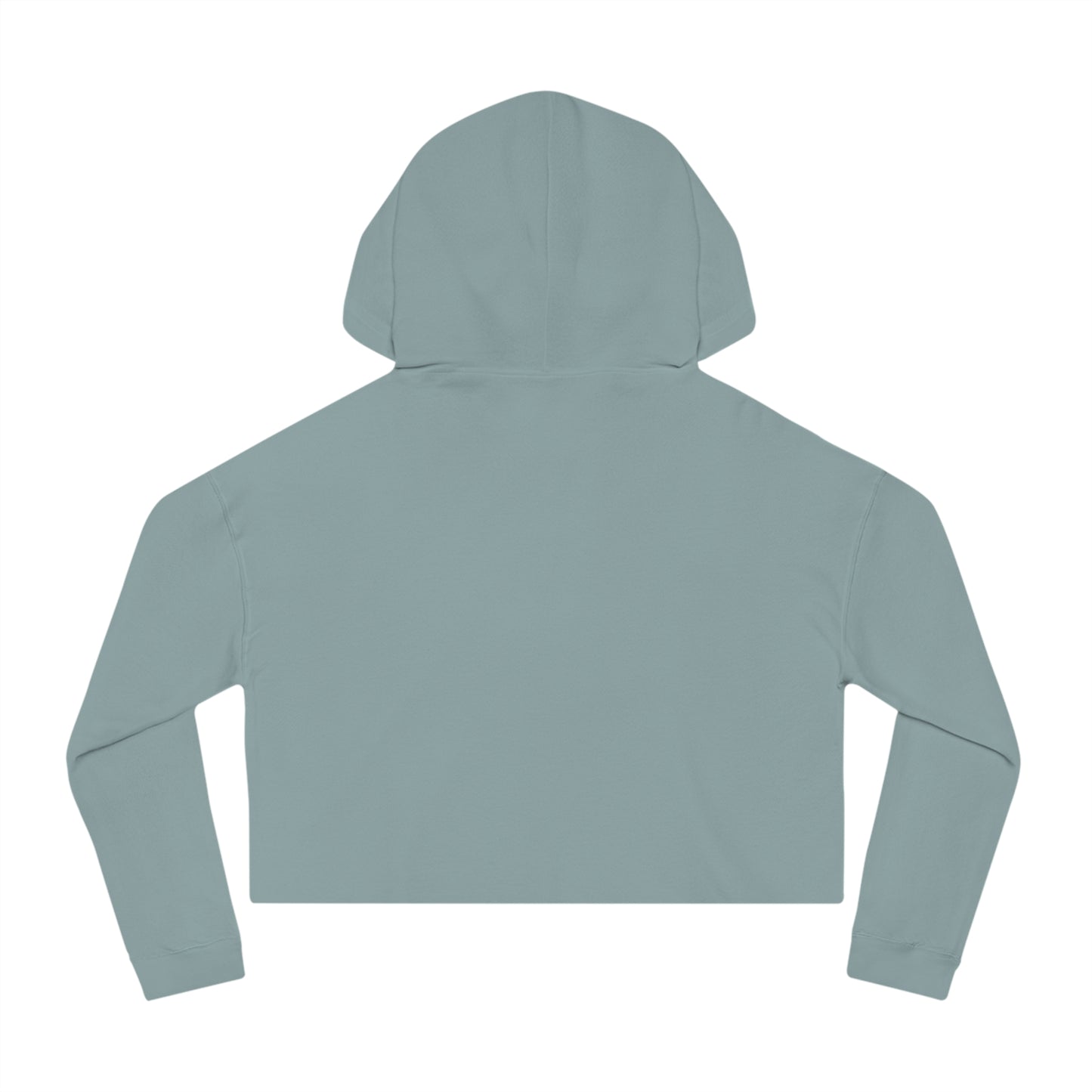 Cropped Hoodie with Fish Is Food Design, Cute Hooded Sweatshirt