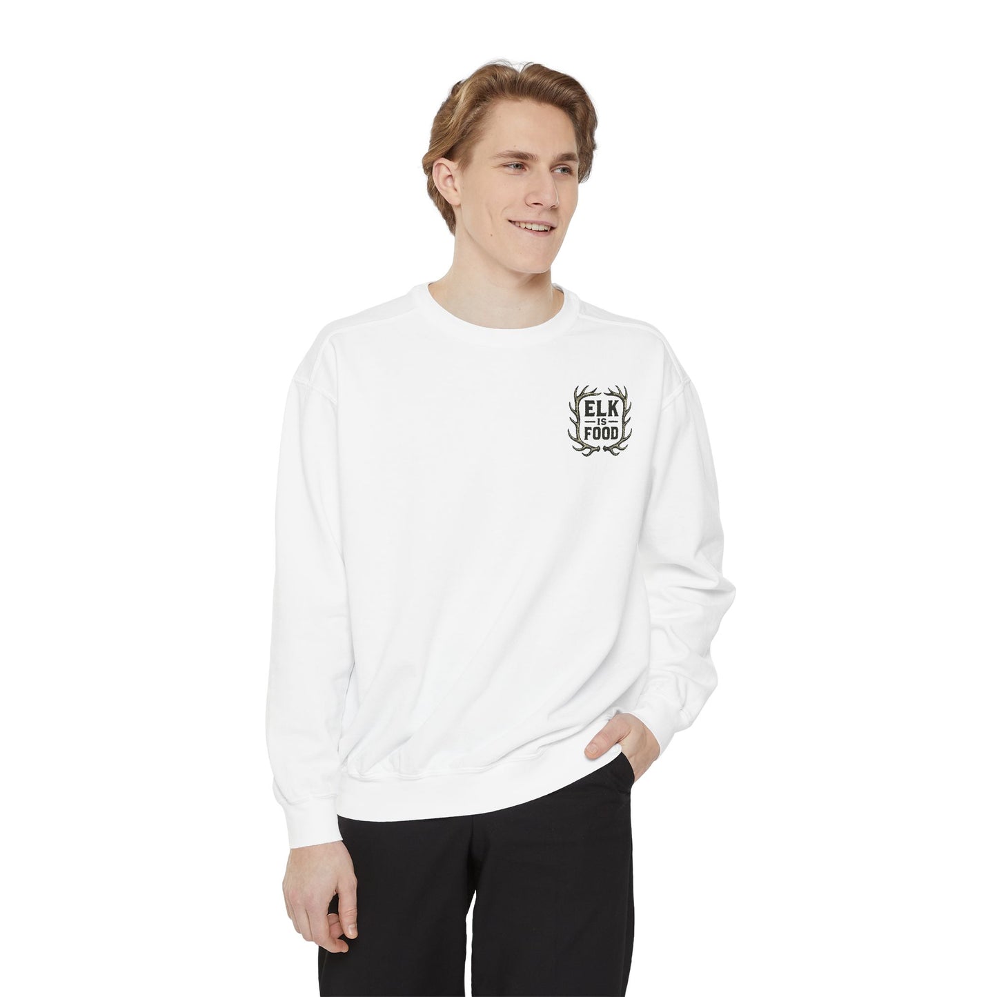 Cozy Elk Food Sweatshirt, Unisex