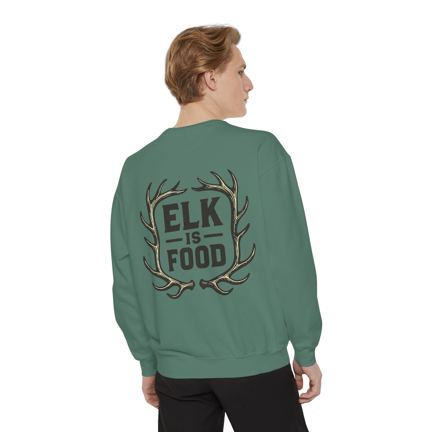 Cozy Elk Food Sweatshirt, Unisex