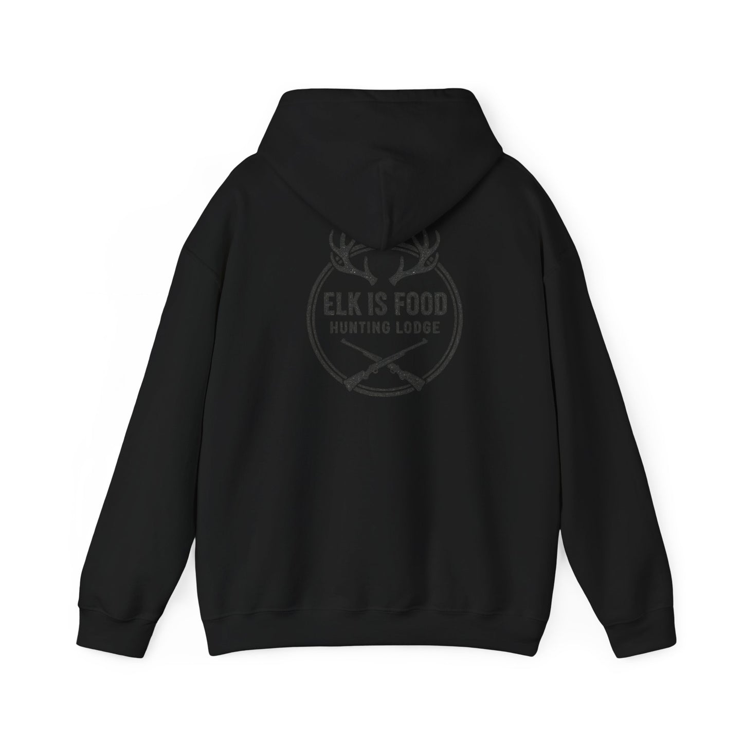 Hunting Lodge Hoodie, Elk is Food Sweatshirt, Unisex
