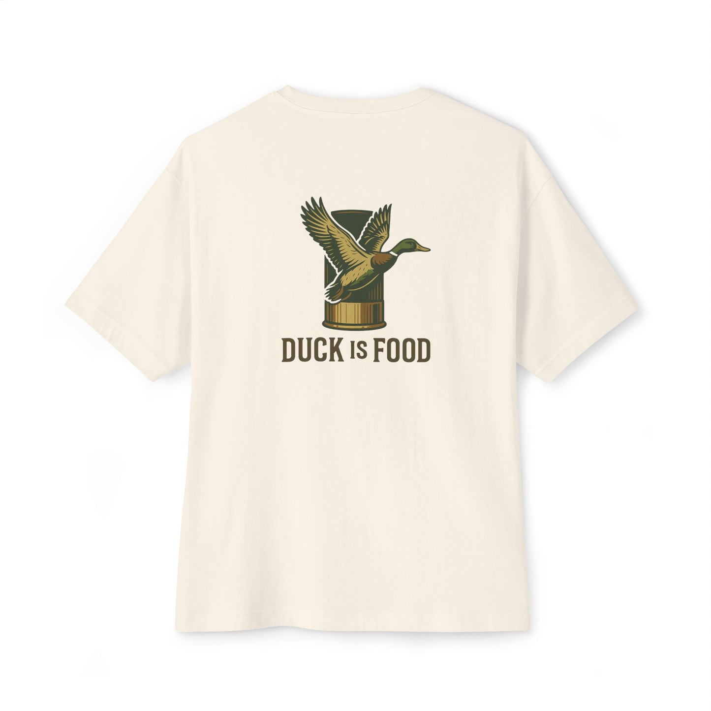 Retro Duck Graphic Oversized Tee, Unisex Foodie Shirt, Duck Lover Gift, Casual Wear, Vintage Aesthetic Tee