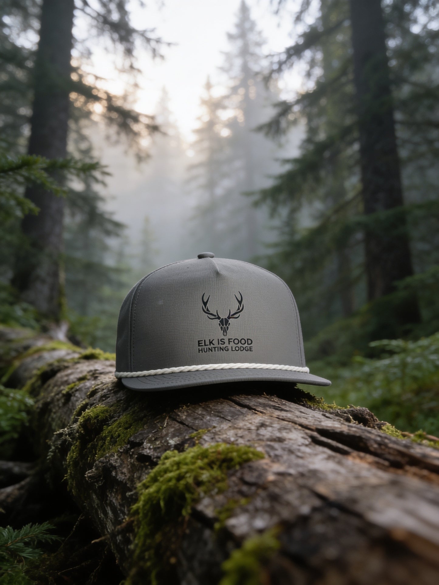 Elk Is Food Rope Cap — Vintage Elk Logo Snapback Hat